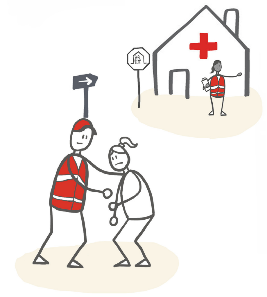 illustraties Rode Kruis e-learning